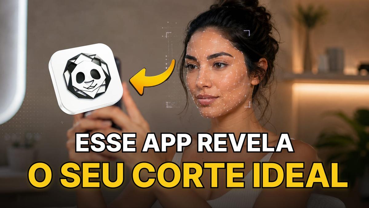 Mulher fazendo uma analise facial com a PandaMi a melhor alternativa ao youcam makeup