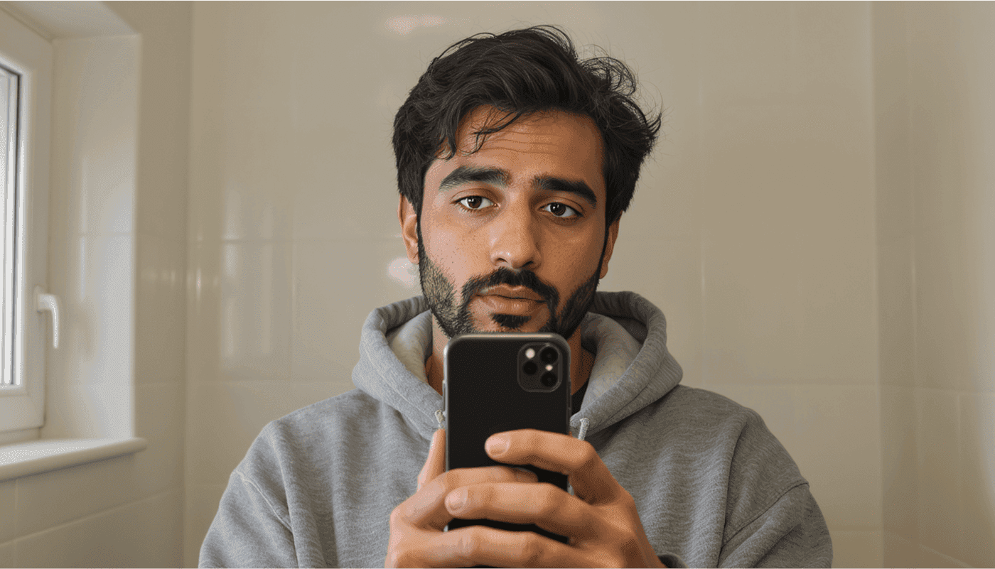 Homem antes do visagismo