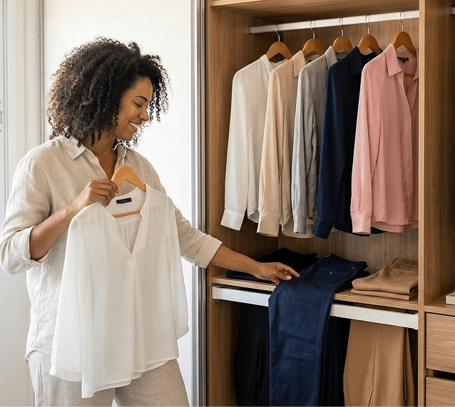 Pessoa para análise de colorimetria